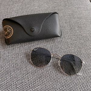 *NWOT* Ray-Ban P Round Metal, Blue/Grey Gradient